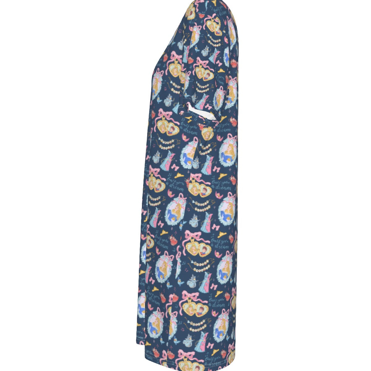 Sleepy Princess Coquette 100% Cotton Women's T-Shirt Dress