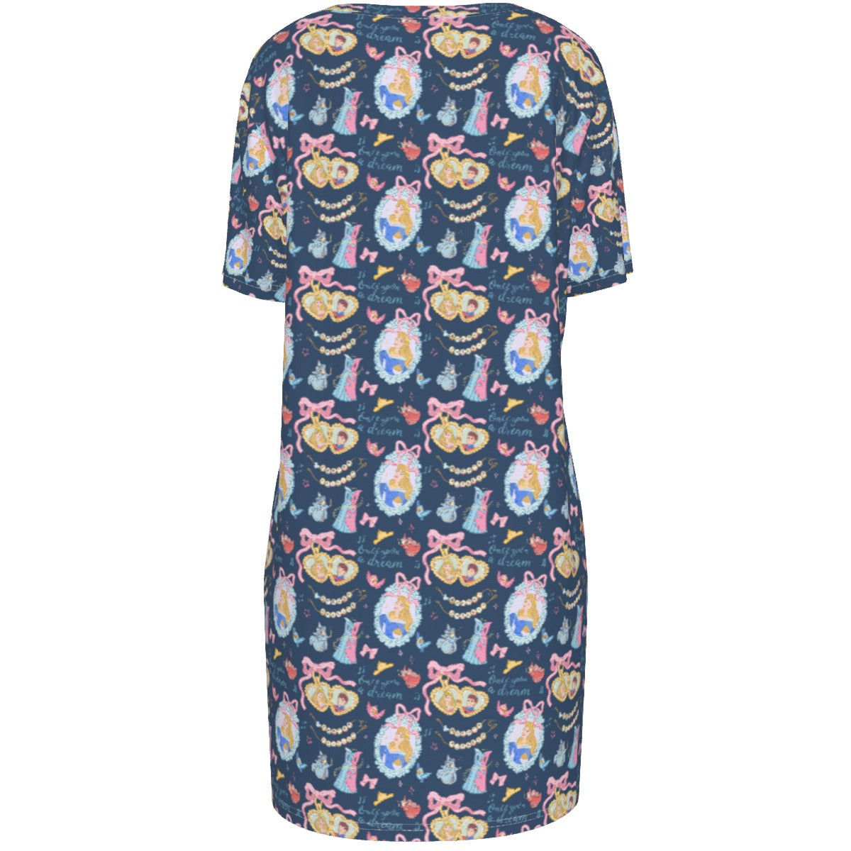 Sleepy Princess Coquette 100% Cotton Women's T-Shirt Dress