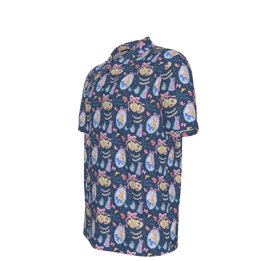 Sleepy Princess Coquette Men's UV Protection POLO Shirt