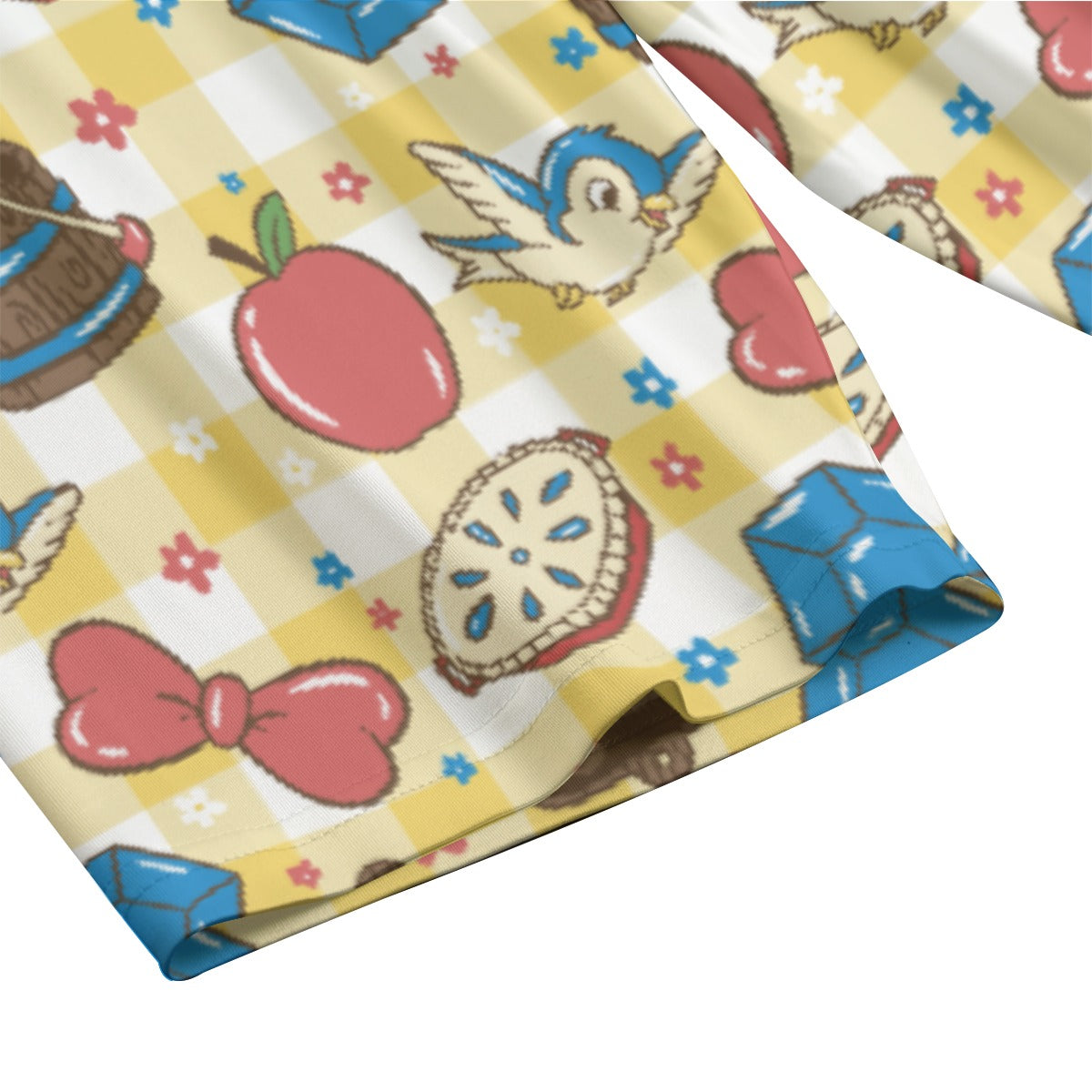 Gingham Snow Symbols Women's Stretchy Set