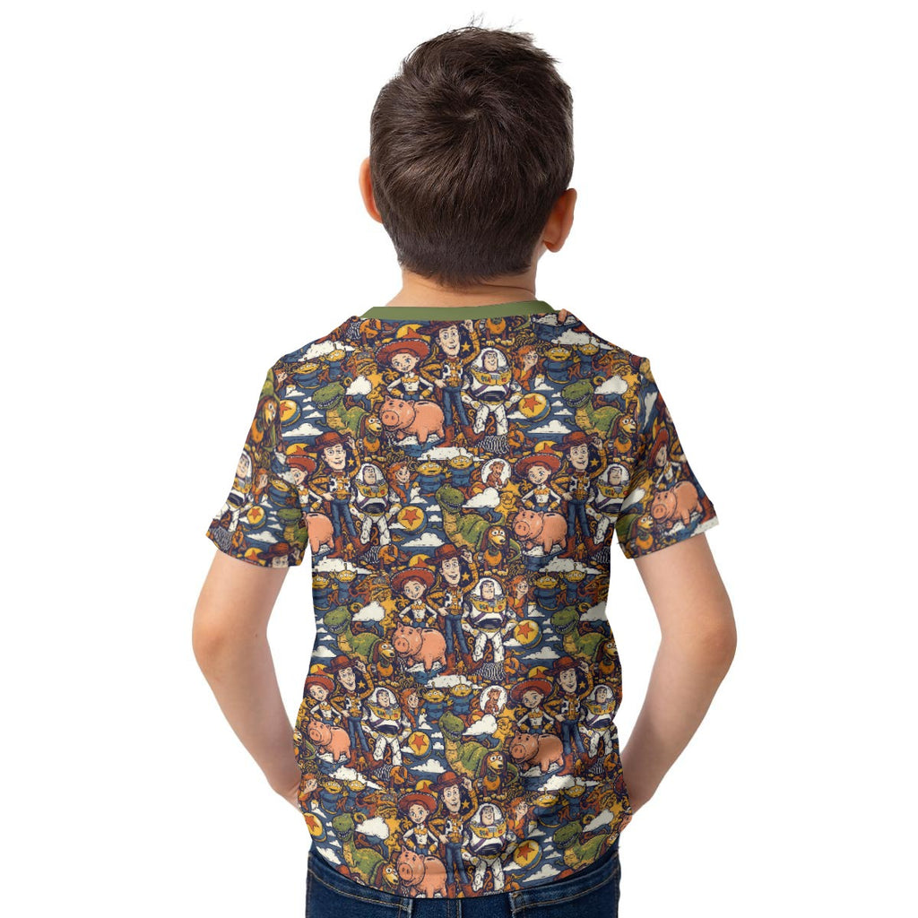 Warm Tone Toys Kid's Unisex Stretch T-Shirt