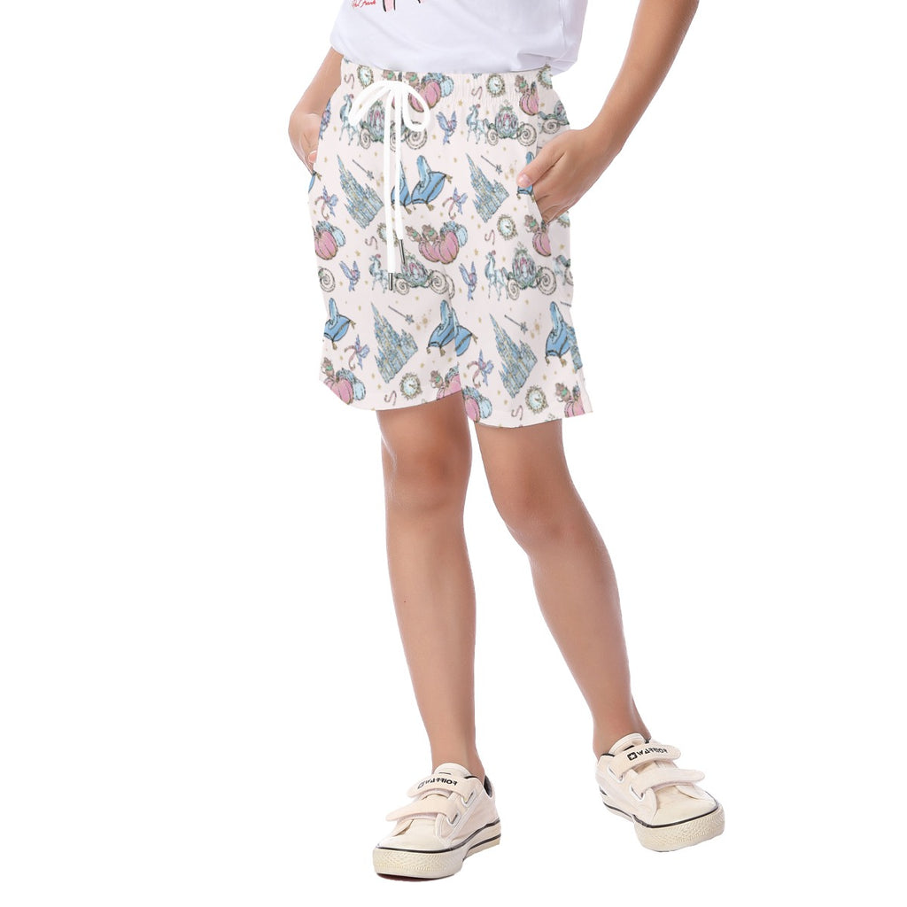 Cindy Symbols Kid's Unisex Stretch Shorts
