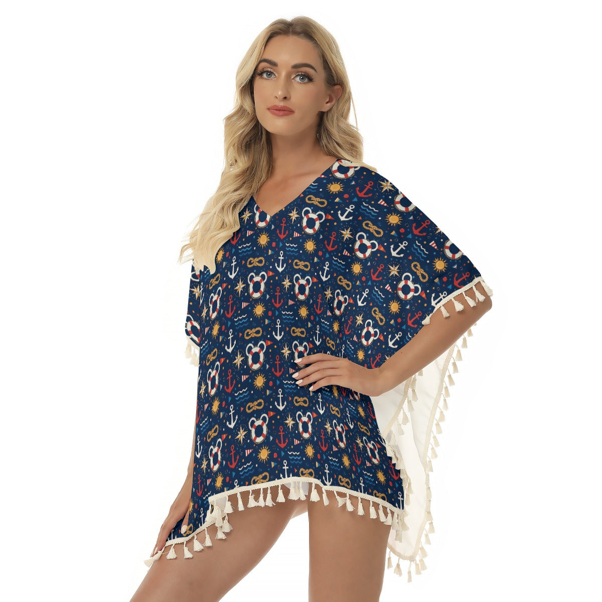 Classic Nautical Mouse Swim Cover Up