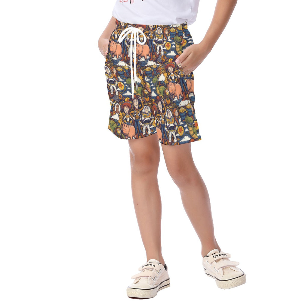 Warm Tone Toys Kid's Unisex Stretch Shorts