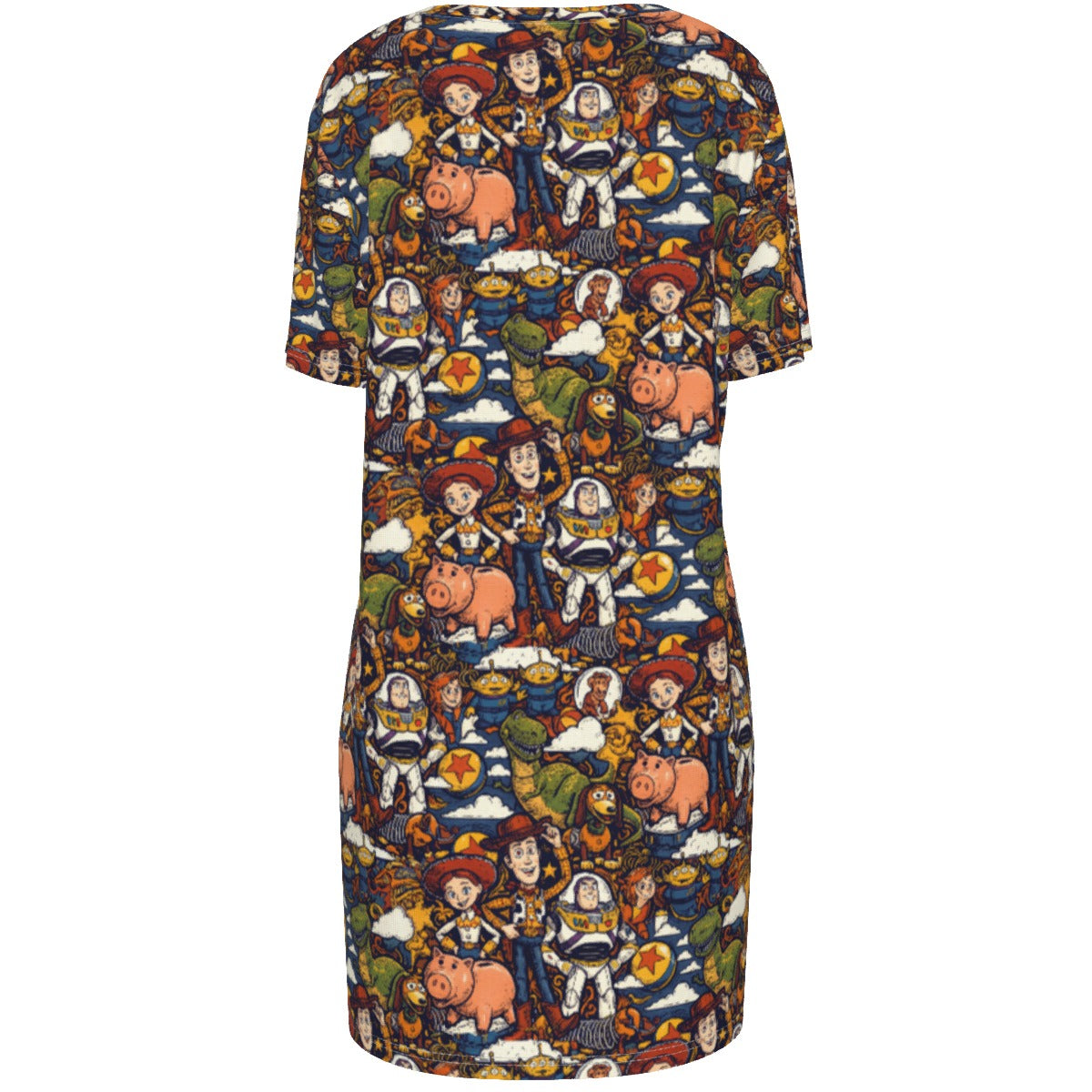 Warm Tone Toys 100% Cotton Women's T-Shirt Dress