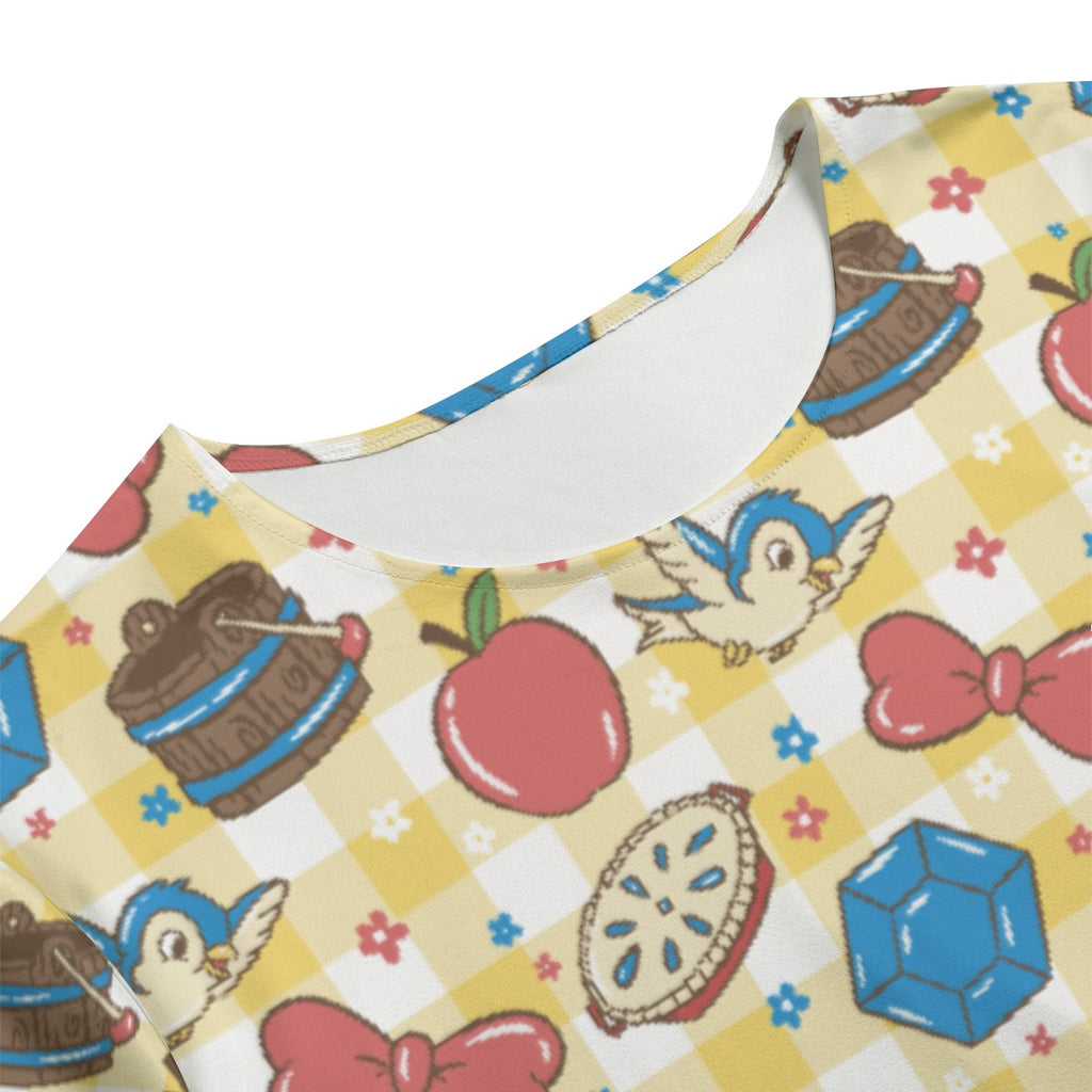 Gingham Snow Symbols Women's Stretchy Set
