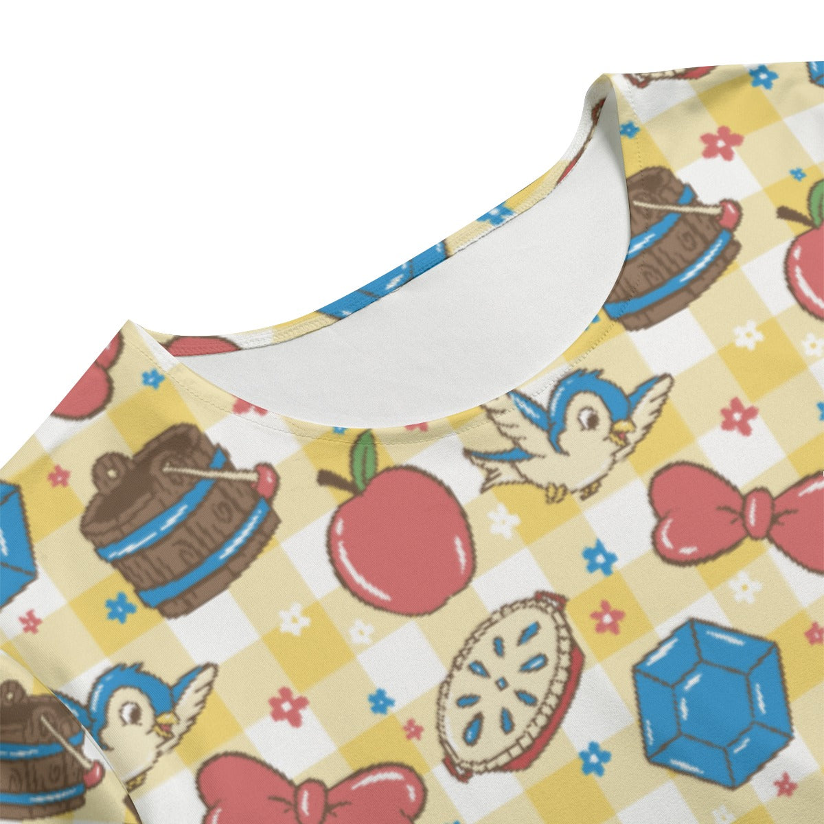 Gingham Snow Symbols Women's Stretchy Set