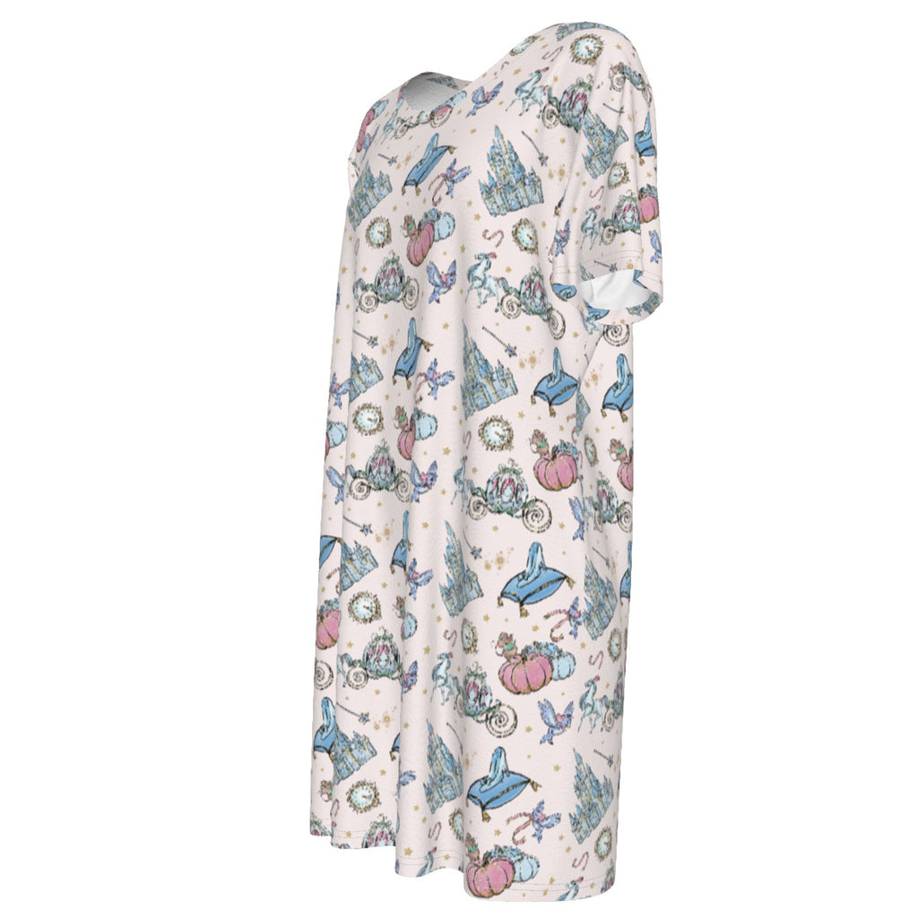 Cindy Symbols 100% Cotton Women's T-Shirt Dress