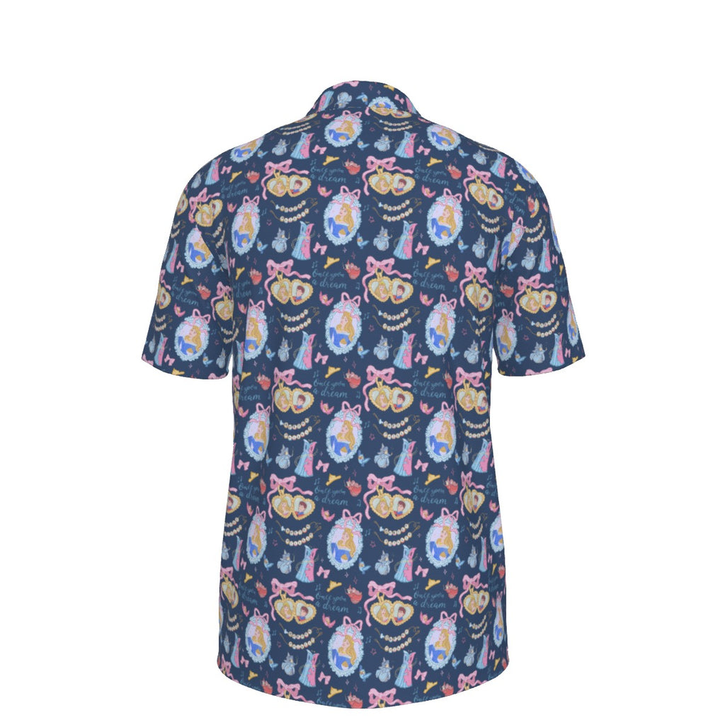 Sleepy Princess Coquette Men's UV Protection POLO Shirt
