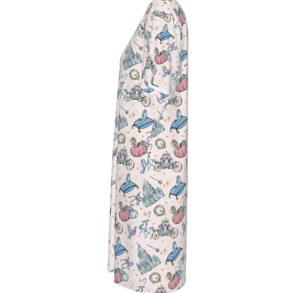 Cindy Symbols 100% Cotton Women's T-Shirt Dress